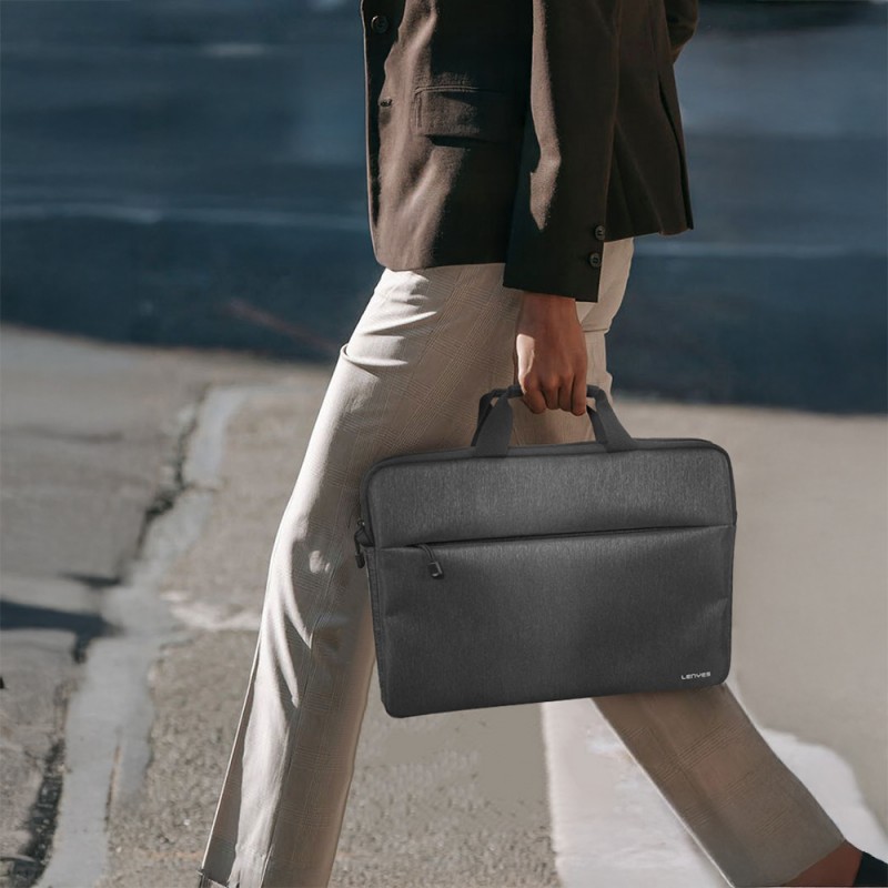 Bal-z Lenyes LB509 Cleo Protect Pro Serisi Darbe Emici Su Geçirmez Polyester Kumaş 15.6 inç Laptop Çantası