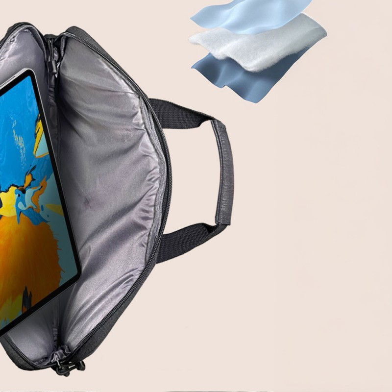 Bal-z Lenyes LB509 Cleo Protect Pro Serisi Darbe Emici Su Geçirmez Polyester Kumaş 15.6 inç Laptop Çantası