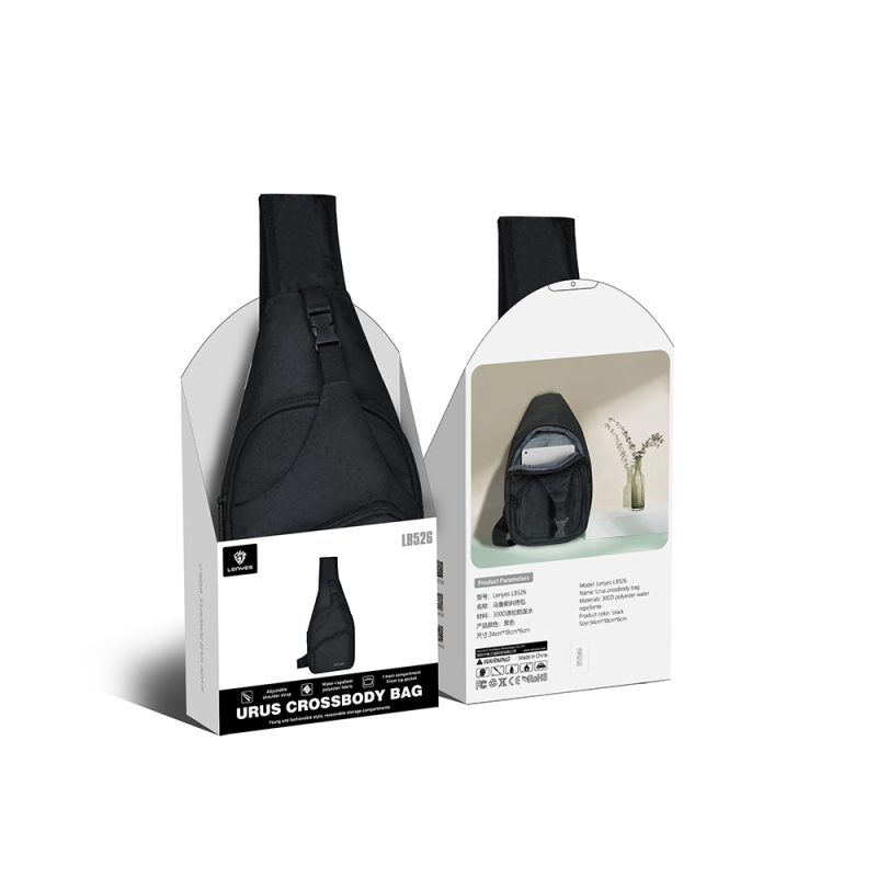 Bal-z Lenyes LB526 Urus Serisi Su Geçirmez Polyester Kumaş Ayarlanabilir Omuz Askılı Çapraz Vücut Çantası
