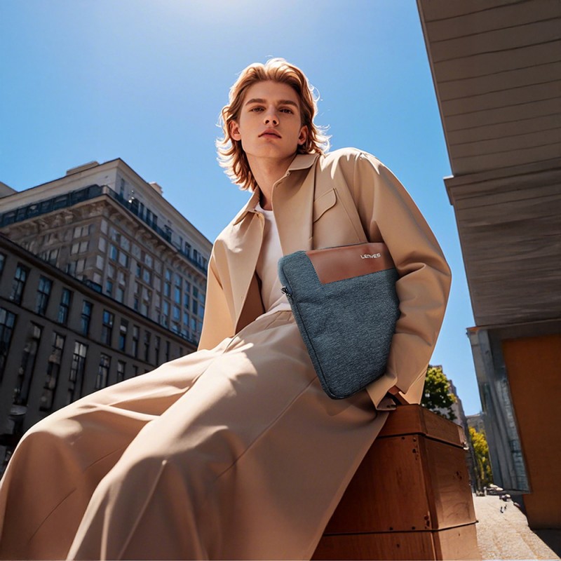 Bal-z Lenyes LB542 Rambler Serisi Su Geçirmez Polyester Kumaş 13-14 inç Laptop Çantası