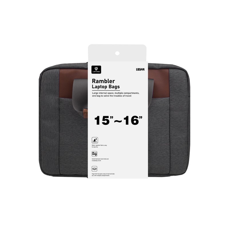 Bal-z Lenyes LB544 Rambler Serisi Polyester Kumaş 15-16 inç Su Geçirmez Laptop Çantası