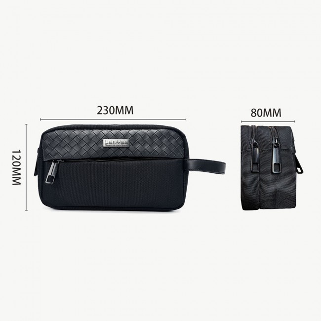 Lenyes LB551 Voyagers Serisi 1200D Polyester Kumaş Bilek Askı Kayışlı Mobil Aksesuar Çantası Lenyes LB551 Voyagers Serisi 1200D Polyester Kumaş Bilek Askı Kayışlı Mobil Aksesuar Çantası