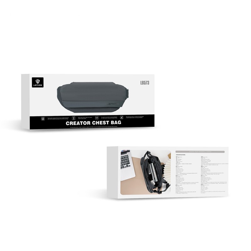 Bal-z Lenyes LB573 Creator Serisi Su Geçirmez Polyester Kumaş Ayarlanabilir Askılı Bel Çantası