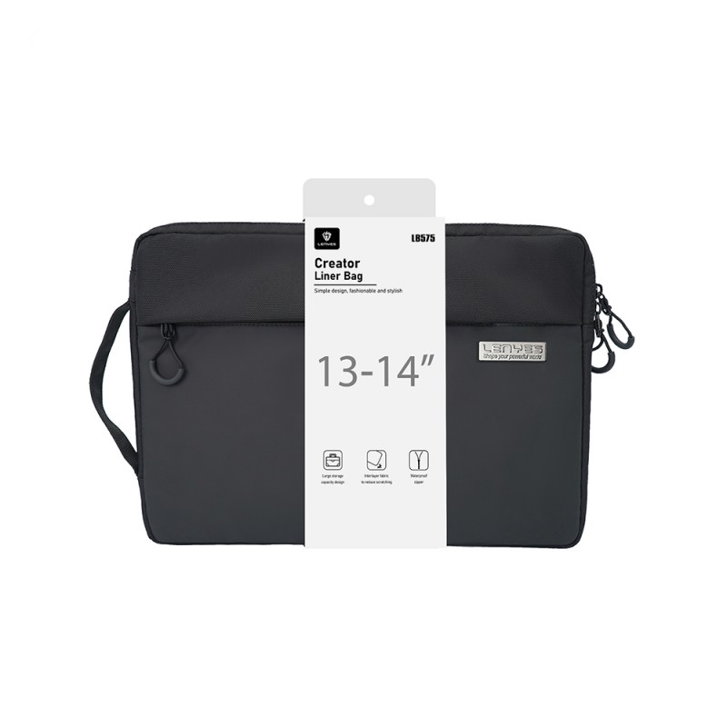 Bal-z Lenyes LB575 Creator Serisi Darbe Emici Su Geçirmez Polyester Kumaş 13-14 inç Laptop Çantası