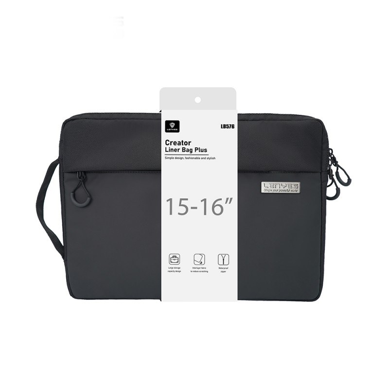Bal-z Lenyes LB576 Creator Serisi Darbe Emici Su Geçirmez Polyester Kumaş 15-16 inç Laptop Çantası