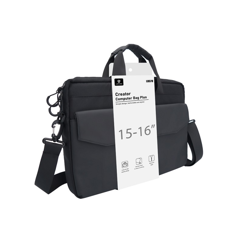 Bal-z Lenyes LB578 Creator Serisi Su Geçirmez Polyester Kumaş Bagaj ve Çıkarılabilir Omuz Askılı 15-16 inç Laptop Çantası