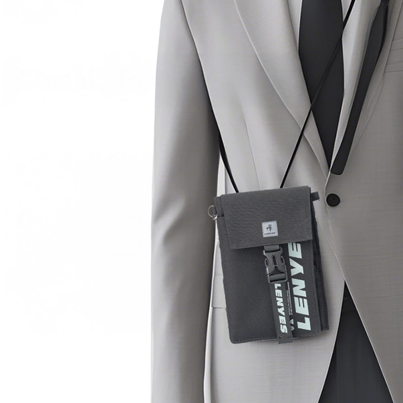 Bal-z Lenyes LB582 Roamer Serisi Çok Amaçlı Su Geçirmez Polyester Kumaş Ayarlanabilir Omuz Askılı Çapraz Vücut Çantası