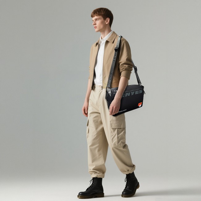 Lenyes LB594 Innovator Crossbody Serisi Manyetik Tokalı 500D Su Geçirmez Kumaşlı Çapraz Vücut Çantası Lenyes LB594 Innovator Crossbody Serisi Manyetik Tokalı 500D Su Geçirmez Kumaşlı Çapraz Vücut Çantası