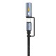 Lenyes LC111 Çoklu Şarj Kablolu Fener Ve Çakmaklık Özellikli 4in1 Kablo 60W 1M Lenyes LC111 Çoklu Şarj Kablolu Fener Ve Çakmaklık Özellikli 4in1 Kablo 60W 1M