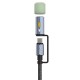 Lenyes LC111 Çoklu Şarj Kablolu Fener Ve Çakmaklık Özellikli 4in1 Kablo 60W 1M Lenyes LC111 Çoklu Şarj Kablolu Fener Ve Çakmaklık Özellikli 4in1 Kablo 60W 1M