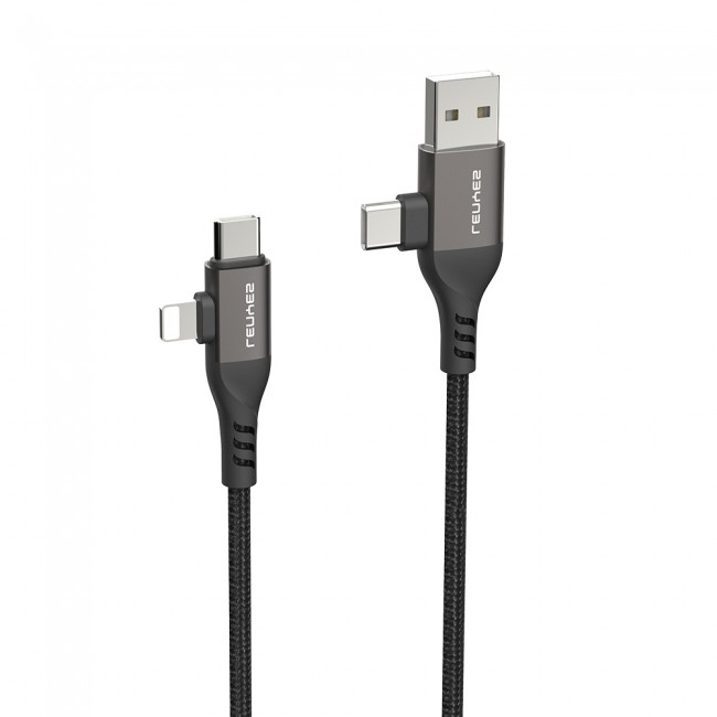 Lenyes LC501 4in1 A+C to C+L Şarj ve Data Kablosu 60W 1M Lenyes LC501 4in1 A+C to C+L Şarj ve Data Kablosu 60W 1M