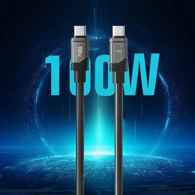 Lenyes LC506 Type-C to Type-C PD 100W Hızlı Şarj Özellikli Data ve Şarj Kablosu 1M Lenyes LC506 Type-C to Type-C PD 100W Hızlı Şarj Özellikli Data ve Şarj Kablosu 1M