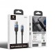 Lenyes LC514 USB-A to Lightning Hızlı Şarj Özellikli Örgülü Data ve Şarj Kablosu 15W 1M Lenyes LC514 USB-A to Lightning Hızlı Şarj Özellikli Örgülü Data ve Şarj Kablosu 15W 1M