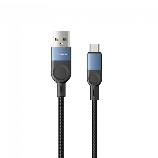 Lenyes LC514 USB-A to Type-C Hızlı Şarj Özellikli Örgülü Data ve Şarj Kablosu 15W 1M Lenyes LC514 USB-A to Type-C Hızlı Şarj Özellikli Örgülü Data ve Şarj Kablosu 15W 1M