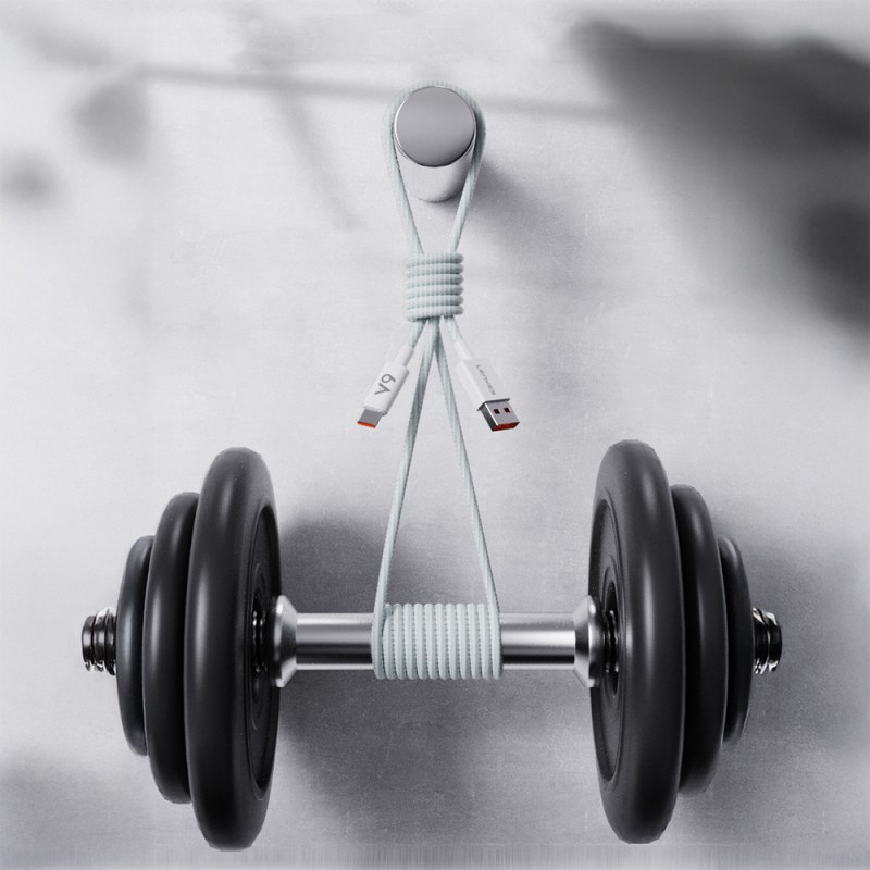 Bal-z Lenyes LC518 USB-A to Type-C 6A Örgü Tasarımlı Hızlı Şarj Özellikli Data ve Şarj Kablosu 66W 1M