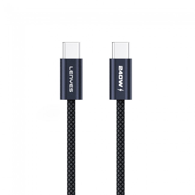 Lenyes LC522 Type-C to Type-C Hızlı Şarj Özellikli Data ve Şarj Kablosu 240W 1.2M Lenyes LC522 Type-C to Type-C Hızlı Şarj Özellikli Data ve Şarj Kablosu 240W 1.2M
