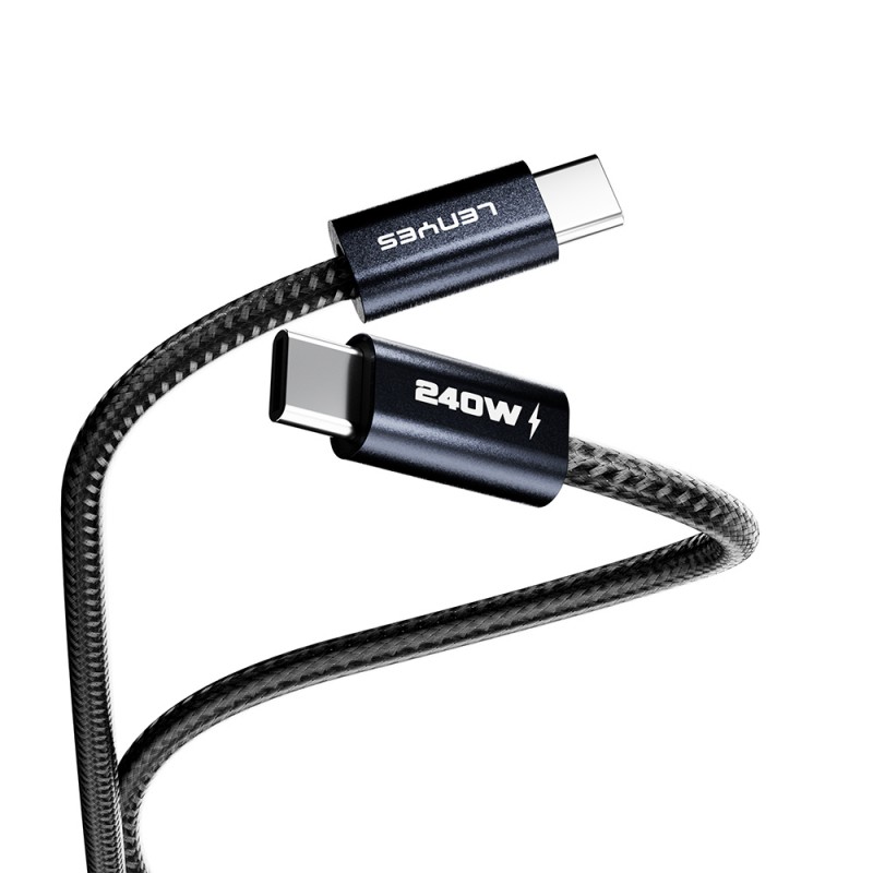 Bal-z Lenyes LC522 Type-C to Type-C Hızlı Şarj Özellikli Data ve Şarj Kablosu 240W 1.2M