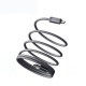 Lenyes LC527 Spiral Magnetik Örgülü Tasarım Type-C to Lightning Hızlı Şarj Özellikli Data ve Şarj Kablosu 27W 1M Lenyes LC527 Spiral Magnetik Örgülü Tasarım Type-C to Lightning Hızlı Şarj Özellikli Data ve Şarj Kablosu 27W 1M