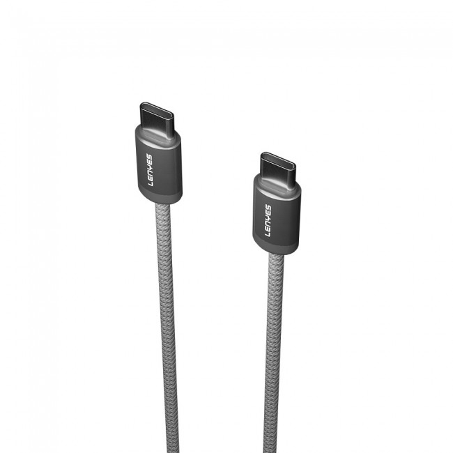 Lenyes LC527 Spiral Magnetik Örgülü Tasarım Type-C to Type-C Hızlı Şarj Özellikli Data ve Şarj Kablosu 60W 1M Lenyes LC527 Spiral Magnetik Örgülü Tasarım Type-C to Type-C Hızlı Şarj Özellikli Data ve Şarj Kablosu 60W 1M