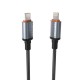 Lenyes LC528 Type-C to Lightning Hızlı Şarj Özellikli Örgülü Data ve Şarj Kablosu 27W 1M Lenyes LC528 Type-C to Lightning Hızlı Şarj Özellikli Örgülü Data ve Şarj Kablosu 27W 1M
