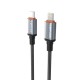 Lenyes LC528 Type-C to Lightning Hızlı Şarj Özellikli Örgülü Data ve Şarj Kablosu 27W 1M Lenyes LC528 Type-C to Lightning Hızlı Şarj Özellikli Örgülü Data ve Şarj Kablosu 27W 1M