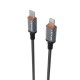 Lenyes LC528 Type-C to Lightning Hızlı Şarj Özellikli Örgülü Data ve Şarj Kablosu 27W 1M Lenyes LC528 Type-C to Lightning Hızlı Şarj Özellikli Örgülü Data ve Şarj Kablosu 27W 1M