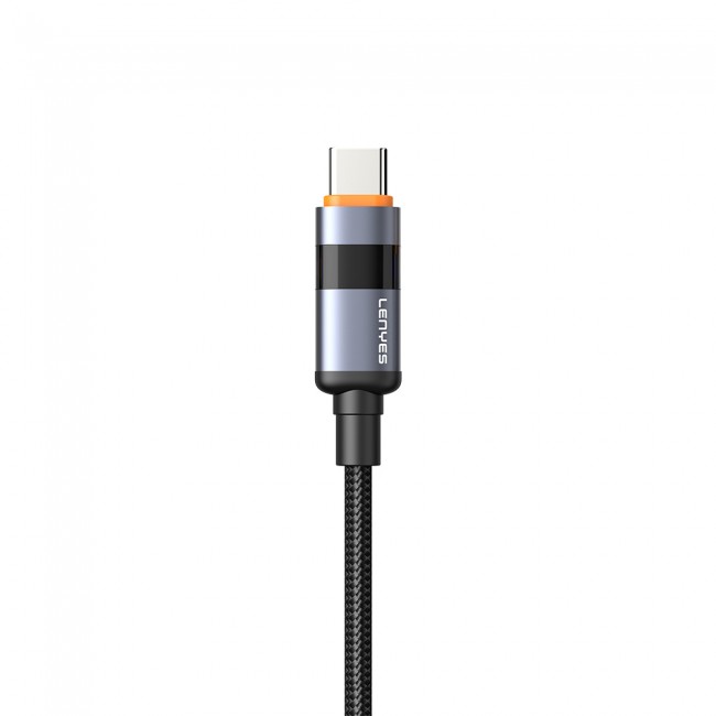 Lenyes LC529 Type-C to Type-C LED Dijital Göstergeli Hızlı Şarj Özellikli Data ve Şarj Kablosu 100W 1M Lenyes LC529 Type-C to Type-C LED Dijital Göstergeli Hızlı Şarj Özellikli Data ve Şarj Kablosu 100W 1M
