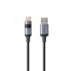 Lenyes LC529 USB-A to Type-C LED Dijital Göstergeli Hızlı Şarj Özellikli Data ve Şarj Kablosu 66W 1M