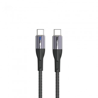 Lenyes LC535 Type-C to Type-C Hızlı Şarj Özellikli Data ve Şarj Kablosu 60W 1M Lenyes LC535 Type-C to Type-C Hızlı Şarj Özellikli Data ve Şarj Kablosu 60W 1M