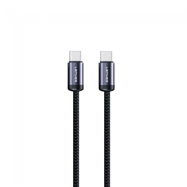 Lenyes LC537 Type-C to Type-C Hızlı Şarj Özellikli Örgülü Data ve Şarj Kablosu 60W 1M Lenyes LC537 Type-C to Type-C Hızlı Şarj Özellikli Örgülü Data ve Şarj Kablosu 60W 1M