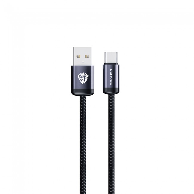 Lenyes LC537 USB-A to Micro Hızlı Şarj Özellikli Örgülü Data ve Şarj Kablosu 10W 1M Lenyes LC537 USB-A to Micro Hızlı Şarj Özellikli Örgülü Data ve Şarj Kablosu 10W 1M