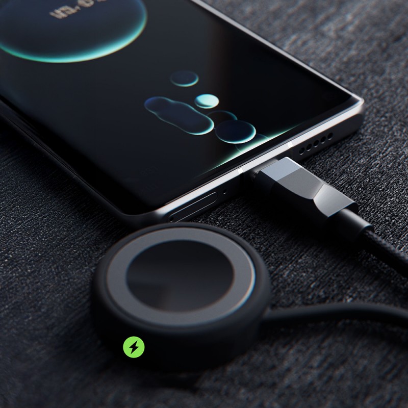 Bal-z Lenyes LC541 USB-A + Type-C to Lightning – Type-C – Akıllı Saat Şarj Kablosu 60W 1M