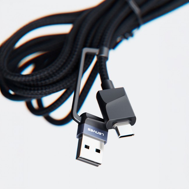 Lenyes LC541 USB-A + Type-C to Lightning – Type-C – Akıllı Saat Şarj Kablosu 60W 1M Lenyes LC541 USB-A + Type-C to Lightning – Type-C – Akıllı Saat Şarj Kablosu 60W 1M