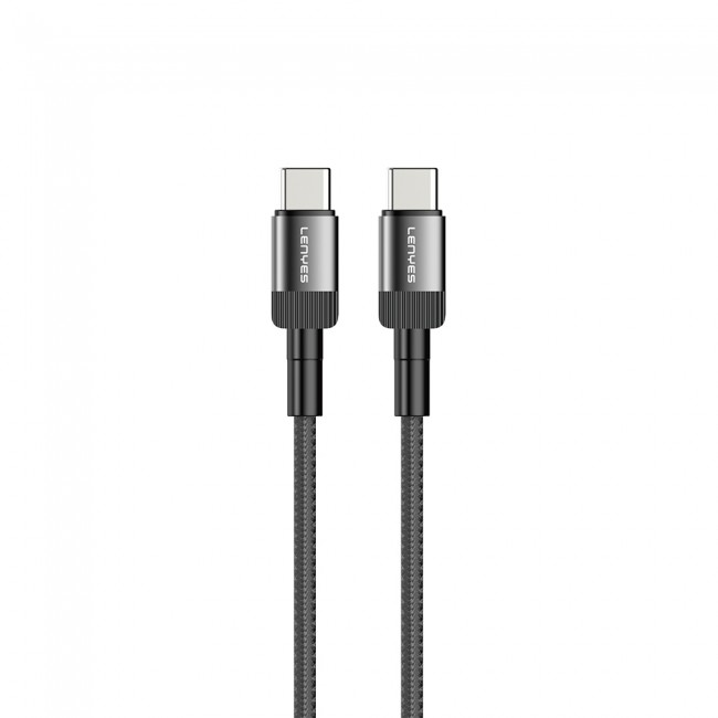 Lenyes LC546 Type-C to Type-C Örgü Tasarımlı Hızlı Şarj Özellikli Data ve Şarj Kablosu 60W 1M Lenyes LC546 Type-C to Type-C Örgü Tasarımlı Hızlı Şarj Özellikli Data ve Şarj Kablosu 60W 1M