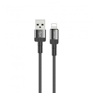 Lenyes LC546 USB-A to Lightning Örgü Tasarımlı Hızlı Şarj Özellikli Data ve Şarj Kablosu 12W 1M Lenyes LC546 USB-A to Lightning Örgü Tasarımlı Hızlı Şarj Özellikli Data ve Şarj Kablosu 12W 1M