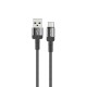 Lenyes LC546 USB-A to Type-C Örgü Tasarımlı Hızlı Şarj Özellikli Data ve Şarj Kablosu 12W 1M Lenyes LC546 USB-A to Type-C Örgü Tasarımlı Hızlı Şarj Özellikli Data ve Şarj Kablosu 12W 1M