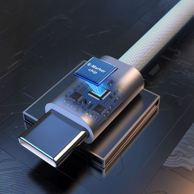 Lenyes LC550 Type-C to Type-C Hızlı Şarj Özellikli Data ve Şarj Kablosu 240W 1M Lenyes LC550 Type-C to Type-C Hızlı Şarj Özellikli Data ve Şarj Kablosu 240W 1M