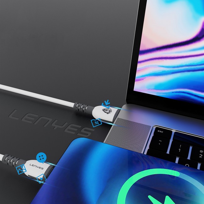 Lenyes LC979 USB-A to Micro Hızlı Şarj Özellikli Data ve Şarj Kablosu 2.4A 1M Lenyes LC979 USB-A to Micro Hızlı Şarj Özellikli Data ve Şarj Kablosu 2.4A 1M