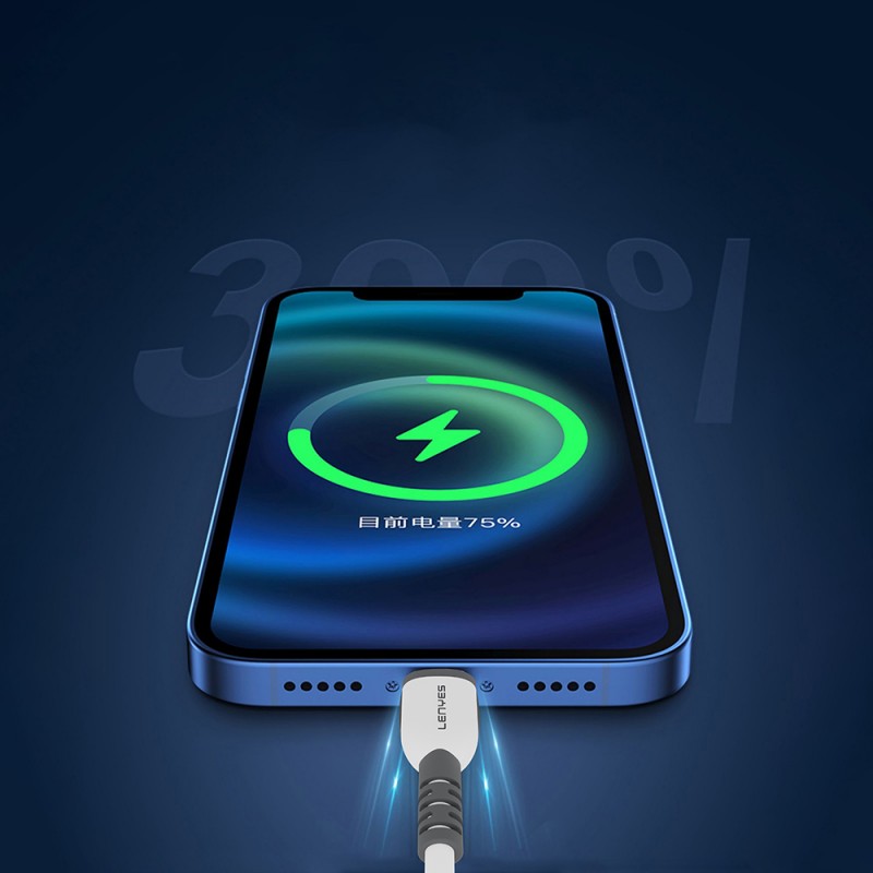 Bal-z Lenyes LC979 USB-A to Type-C Hızlı Şarj Özellikli Data ve Şarj Kablosu 2.4A 1M