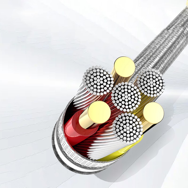 Bal-z Lenyes LC980 USB-A to Type-C Hızlı Şarj Özellikli Örgülü Data ve Şarj Kablosu 1M 2.4A