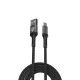 Lenyes LC980 USB-A to Type-C Hızlı Şarj Özellikli Örgülü Data ve Şarj Kablosu 1M 2.4A Lenyes LC980 USB-A to Type-C Hızlı Şarj Özellikli Örgülü Data ve Şarj Kablosu 1M 2.4A