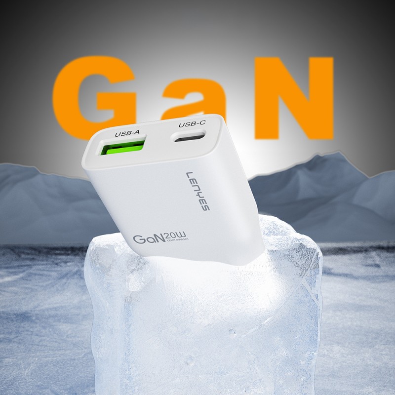 Bal-z Lenyes LCH11 Serisi Type-C to Type-C GaN Teknolojili PD Hızlı Şarj Özellikli Kablolu Şarj Seti 20W
