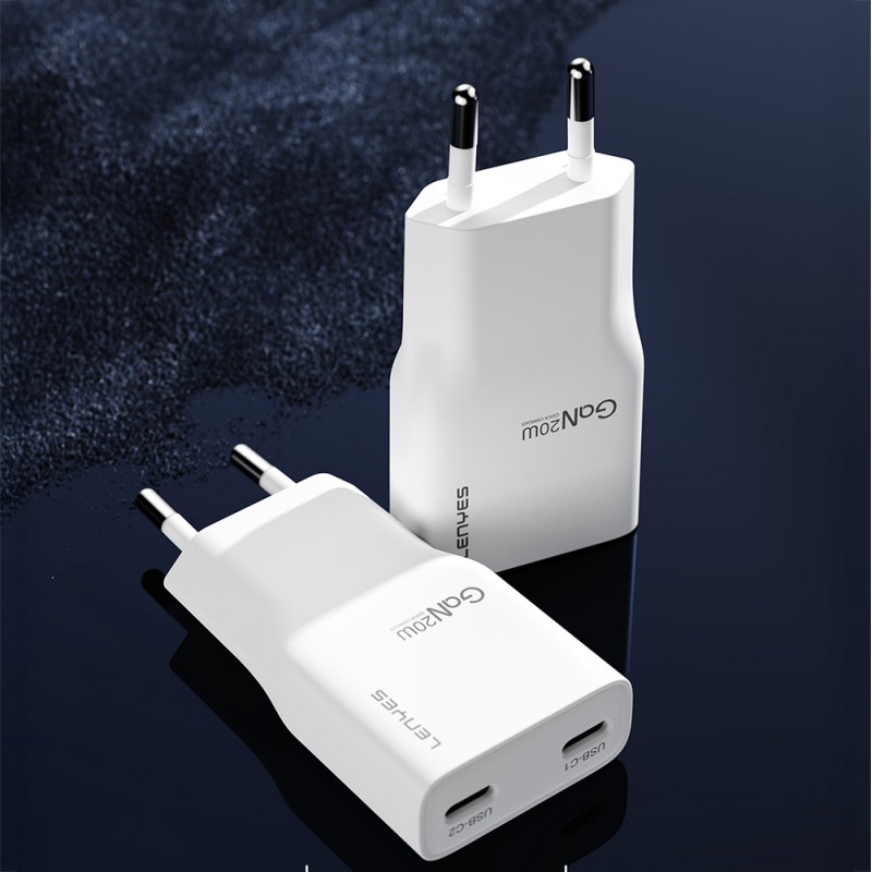 Bal-z Lenyes LCH15-EU TC-L Type-C to Lightning GaN Teknolojili PD Hızlı Şarj Özellikli Şarj Seti 20W