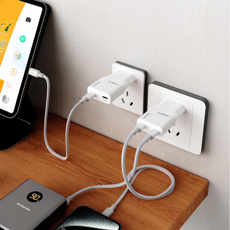 Bal-z Lenyes LCH15-EU TC-L Type-C to Lightning GaN Teknolojili PD Hızlı Şarj Özellikli Şarj Seti 20W