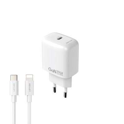 Bal-z Lenyes LCH90-TC-L Type-C to Lightning GaN Teknolojili PD Hızlı Şarj Özellikli Şarj Seti 20W