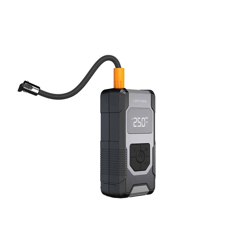 Bal-z Lenyes LCI201 Oto Araç Lastik Şişirme Pompası Çok Modlu Dijital Ekranlı Araç Hava Kompresörü