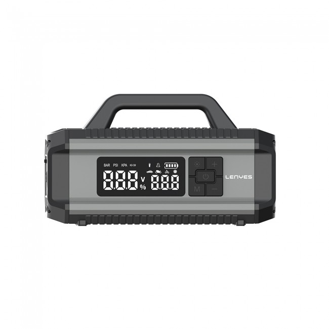 Lenyes LCI202 LED Işıklı Araç Akü Acil Durum Takviye Güç Kaynağı ve Hava Kompresörü 12V 150W 10000mAh Lenyes LCI202 LED Işıklı Araç Akü Acil Durum Takviye Güç Kaynağı ve Hava Kompresörü 12V 150W 10000mAh