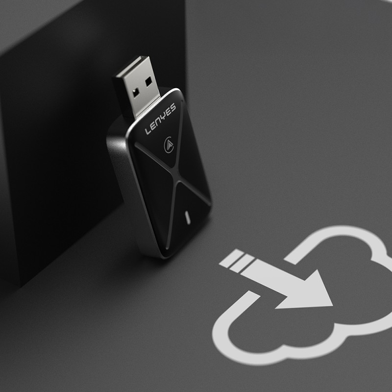 Bal-z Lenyes LCP01 Android Auto Destekli CarPlay USB Bluetooth 5.0 Wireless Transmitter Adaptör