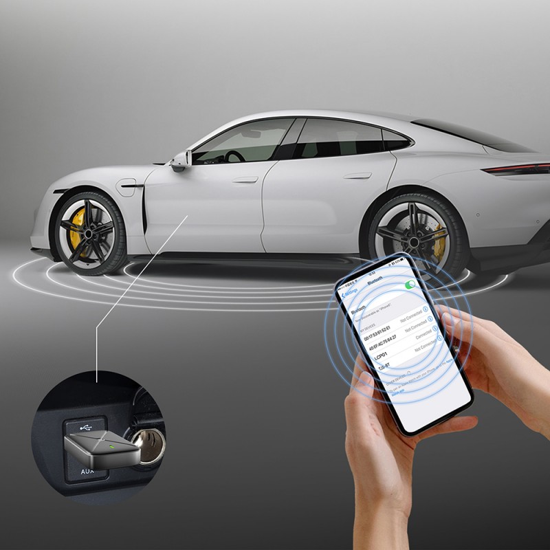 Bal-z Lenyes LCP01 Android Auto Destekli CarPlay USB Bluetooth 5.0 Wireless Transmitter Adaptör