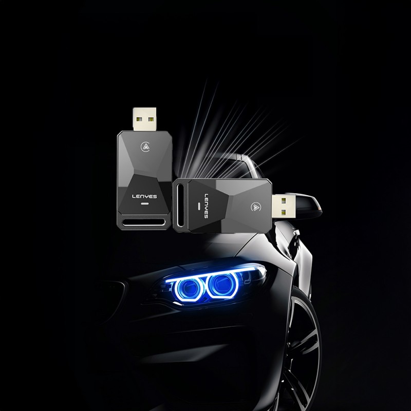 Bal-z Lenyes LCP02 Android Auto Destekli CarPlay USB Bluetooth 5.0 Wireless Transmitter Adaptör